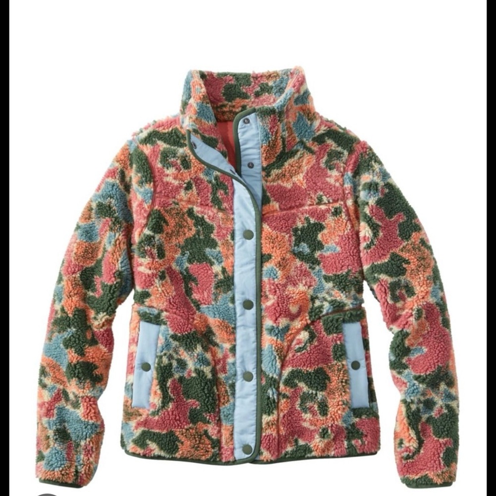 LL Bean Women’s Fleece Sherpa Jacket